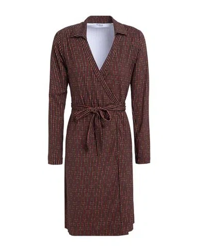 Caliban Woman Mini Dress Black Size 10 Polyamide, Elastane In Multi