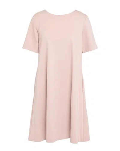 Vicolo Woman Mini Dress Blush Size M Viscose, Polyamide, Elastane In Metallic