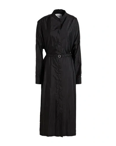 Jil Sander + Woman Midi Dress Black Size 6 Polyamide, Silk In Black