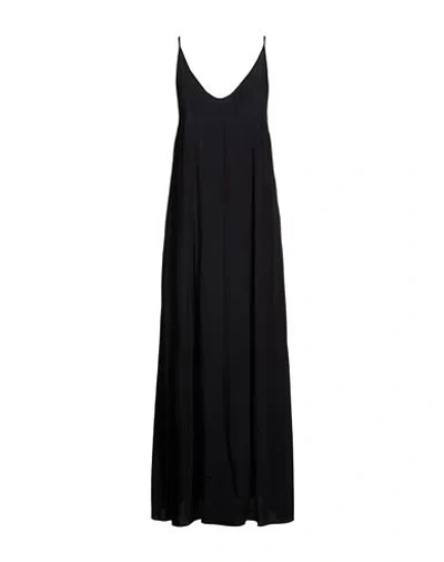 Alysi Woman Maxi Dress Black Size 4 Viscose In Black