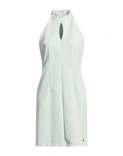 Yes Zee By Essenza Urban Chic Woman Mini Dress Light Green Size L Polyester, Elastane In Green