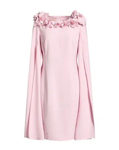 D'andrea Collection Woman Midi Dress Pink Size 12 Polyester In Pink