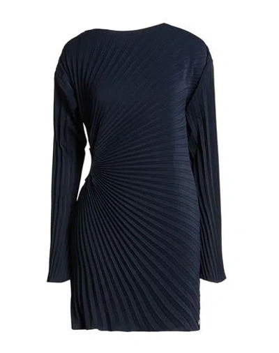 Kenzo Woman Mini Dress Navy Size 8 Polyester In Blue
