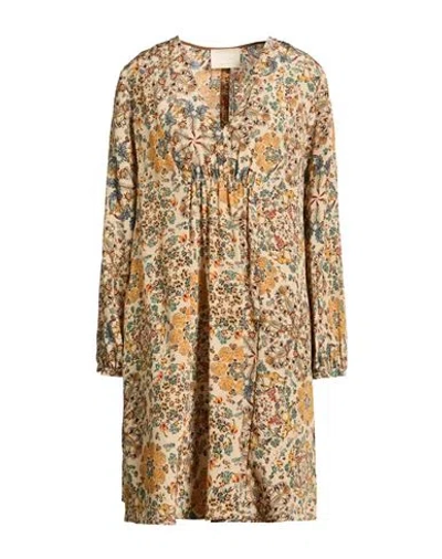 Momoní Woman Mini Dress Beige Size 4 Silk In Nude