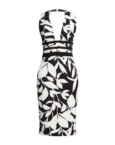 Eureka By Babylon Woman Midi Dress Black Size 8 Polyamide, Elastane In Black