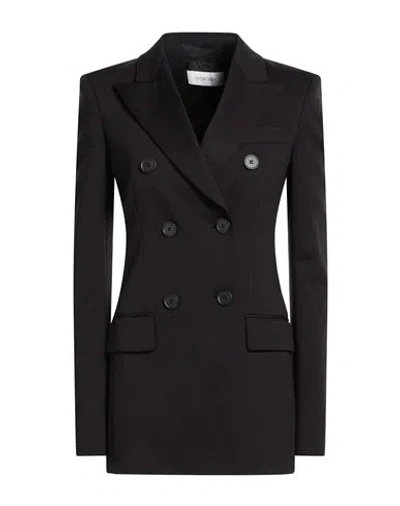 Sportmax Woman Blazer Black Size L Polyamide, Elastane In Black