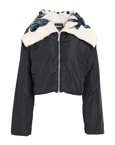 Disclaimer Woman Jacket Black Size M Polyester In Black