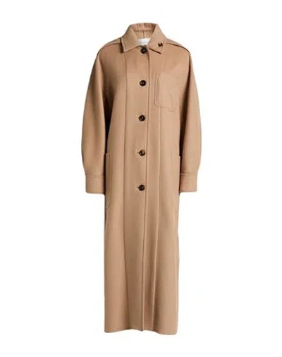 Max Mara Sfilata Woman Coat Camel Size 6 Virgin Wool, Cashmere In Neutral