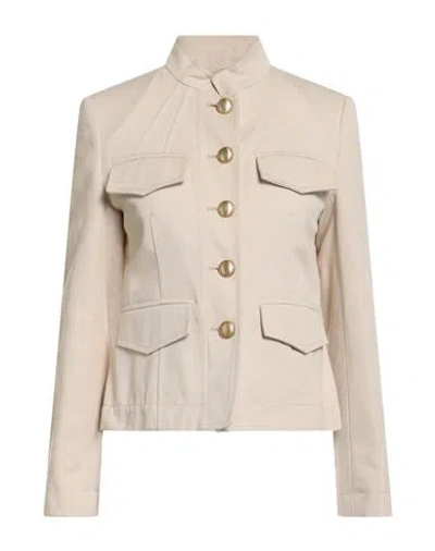 Weekend Max Mara Woman Jacket Beige Size 6 Cotton In Neutral