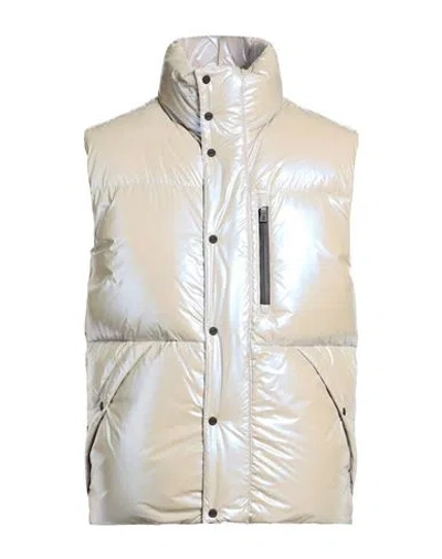 Herno Laminar Man Vest Silver Size 40 Polyamide In Silver