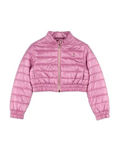 Herno Toddler Girl Puffer Lilac Size 6 Polyamide In Gray