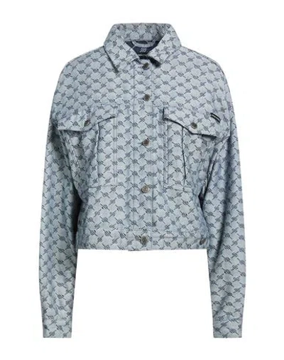 Daily Paper Woman Jacket Blue Size L Cotton In Multi