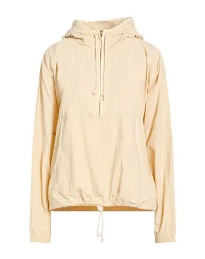 Donni . Woman Jacket Beige Size L Nylon In Neutral