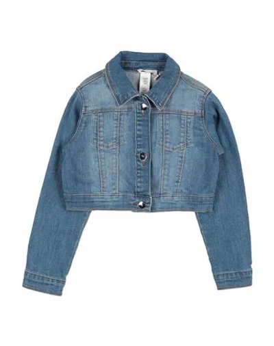 Liu •jo Toddler Girl Denim Outerwear Blue Size 6 Cotton, Elastane In Blue