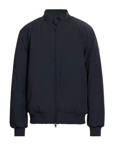 Homeward Clothes Co. Man Jacket Midnight Blue Size Xl Nylon, Elastane In Blue