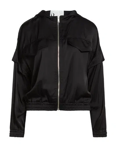 8pm Woman Jacket Black Size S Viscose In Black