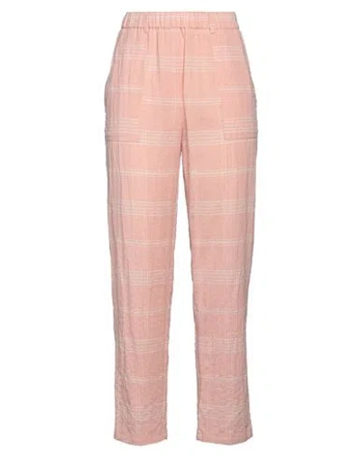 Skills & Genes Woman Pants Blush Size 8 Cotton, Polyester, Elastane In Pink