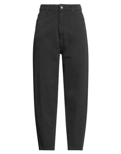 Stilosophy Woman Pants Black Size 8 Cotton In Black