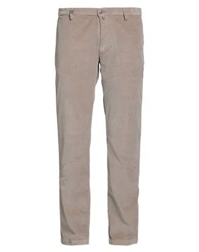 Barbati Man Pants Beige Size 40 Cotton, Modal, Elastane In Brown