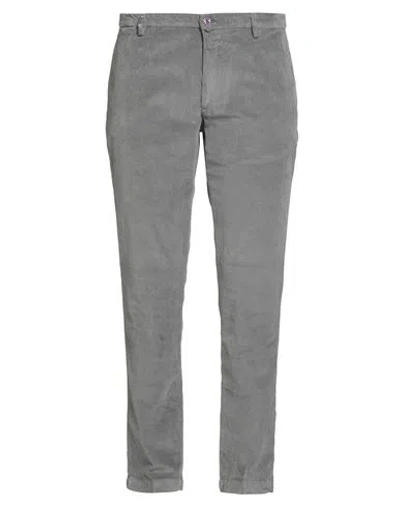 Barbati Man Pants Grey Size 40 Cotton, Modal, Elastane In Gray