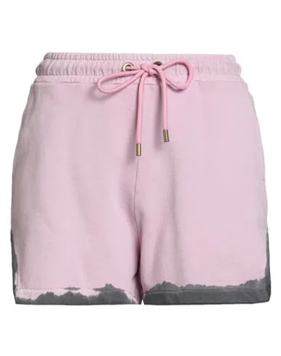 Pinko Denim Woman Shorts & Bermuda Shorts Pink Size Xs Cotton In Pink