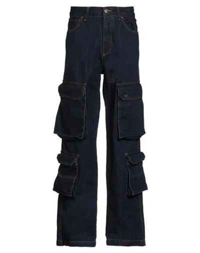 Why Not Brand Man Jeans Blue Size 30 Cotton In Blue