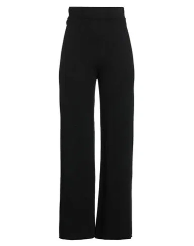 N.o.w. Andrea Rosati Cashmere N. O.w. Andrea Rosati Cashmere Woman Pants Black Size L Cashmere, Wool, Viscose, Nylon In Black