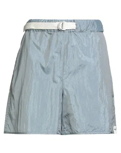 Jil Sander + Woman Shorts & Bermuda Shorts Light Blue Size 4 Polyamide, Silk In Blue