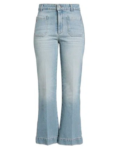 Victoria Beckham Woman Jeans Blue Size 29 Cotton In Blue