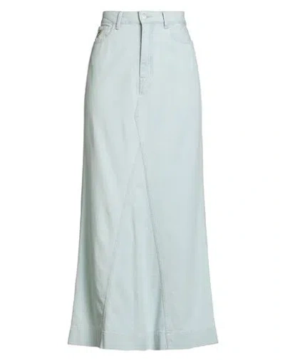 Lois Woman Denim Skirt Blue Size S Lyocell, Cotton, Recycled Cotton In Blue