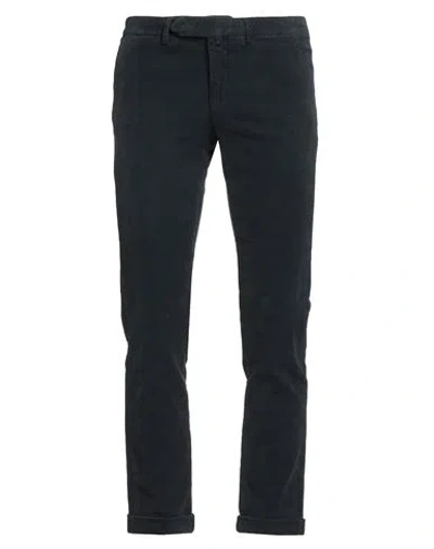 B Settecento Man Pants Midnight Blue Size 32 Cotton, Elastane In Blue
