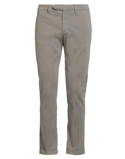 B Settecento Man Pants Grey Size 34 Cotton, Elastane In Gray