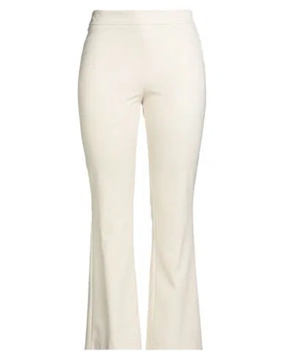 Compagnia Italiana Woman Pants Cream Size 12 Polyamide, Elastane In White