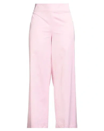 Senso By Atmosfashion Woman Pants Pink Size 14 Polyester, Cotton, Elastane In Pink