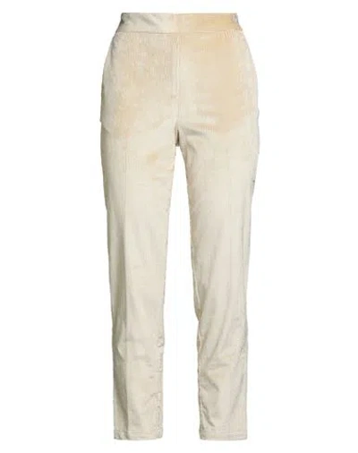 Momoní Woman Pants Cream Size 4 Viscose, Cotton, Elastane In Neutral