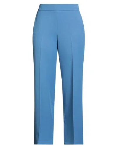 Marie Méro Woman Pants Azure Size 10 Polyester, Elastane In Blue