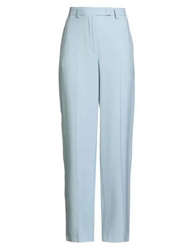 Seventy Venezia Woman Pants Sky Blue Size 10 Viscose, Polyester In Blue