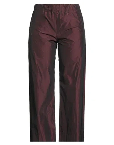 Laboratorio Woman Pants Burgundy Size 10 Polyamide In Red