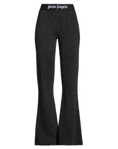 Palm Angels Woman Pants Black Size M Polyester, Viscose, Polyamide In Black