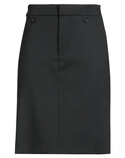Coperni Woman Midi Skirt Black Size 8 Recycled Polyester, Viscose, Polyester, Elastane In Black