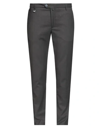 Barbati Man Pants Grey Size 40 Polyester, Viscose, Elastane In Gray