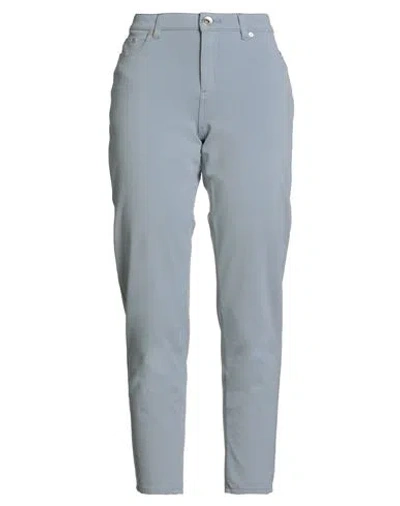 Eleventy Woman Pants Grey Size 10 Cotton, Polyamide, Elastane In Gray