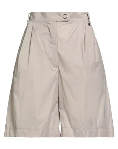 Dixie Woman Shorts & Bermuda Shorts Beige Size M Polyester In Gray