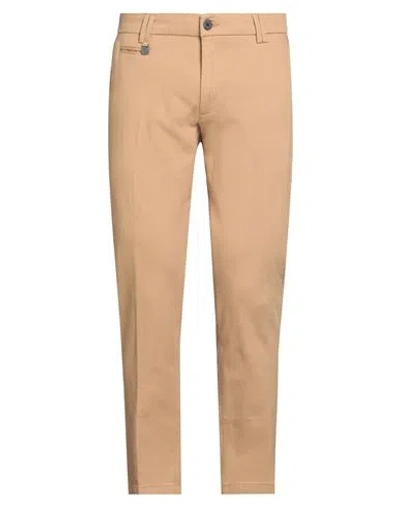 Yes Zee By Essenza Man Pants Brown Size 30 Cotton, Elastane In Neutral