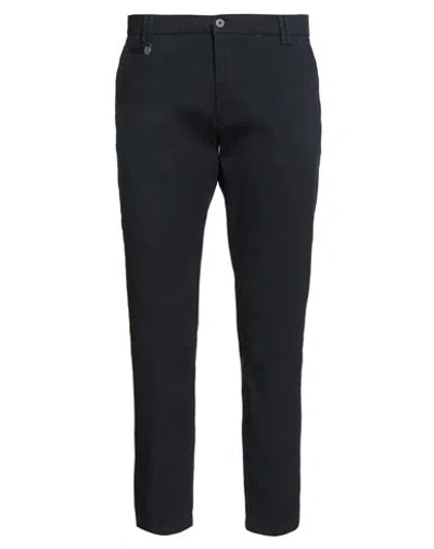 Yes Zee By Essenza Man Pants Navy Size 40 Cotton, Elastane In Black