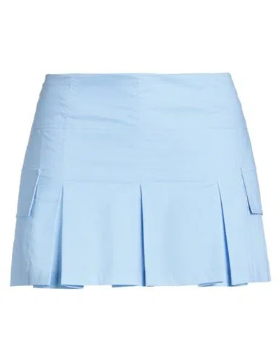 Haveone Woman Shorts & Bermuda Shorts Azure Size M Cotton In Blue