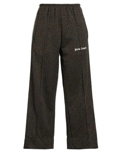 Palm Angels Woman Pants Brown Size S Polyester In Brown