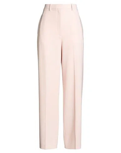 Theory Woman Pants Pink Size 8 Triacetate, Polyester In Neutral