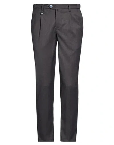 Barbati Man Pants Grey Size 30 Polyester, Viscose, Elastane In Gray