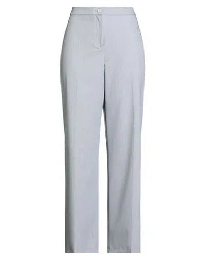 Diana Gallesi Woman Pants Grey Size 8 Polyester, Viscose, Elastane In Gray